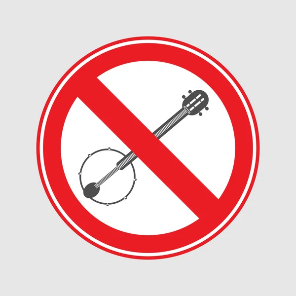 Panneau d'interdiction — Image vectorielle