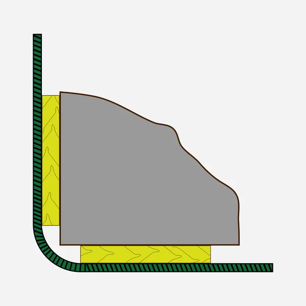 Soportes de imagen en color para grúa de carga — Vector de stock