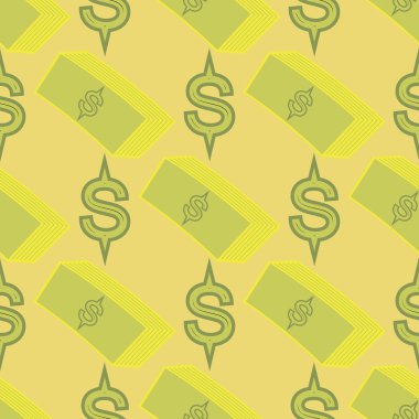 dolar simgesiyle sorunsuz arka plan