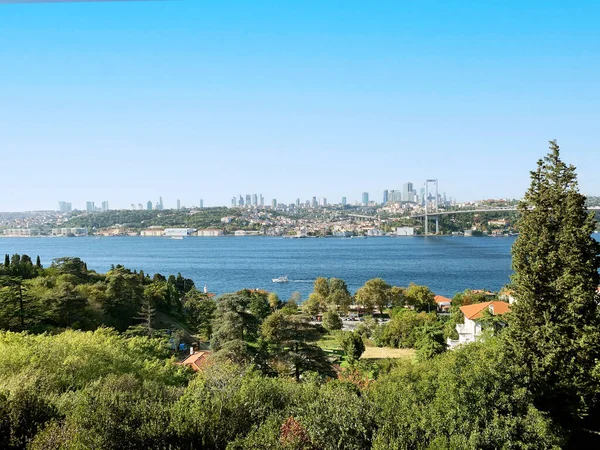 Turkey View Bridge City Blue Sea — Stock Photo, Image