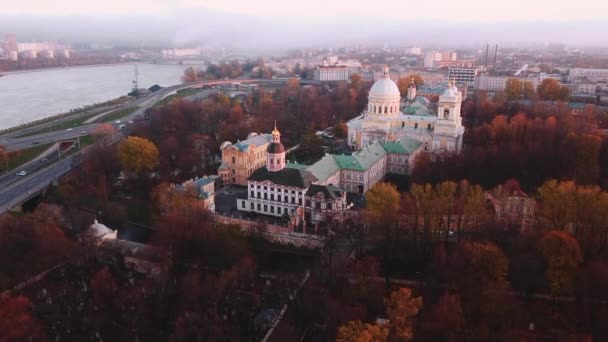 Монастир Святого Олександра Невського — стокове відео