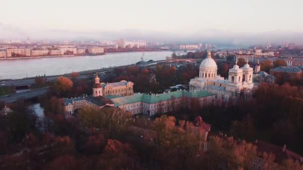 Монастир Святого Олександра Невського — стокове відео