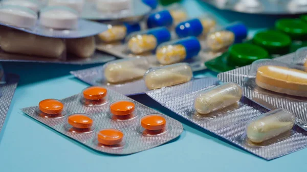 Blisterverpakkingen Met Verlopen Drugs Farmaceutisch Concept — Stockfoto