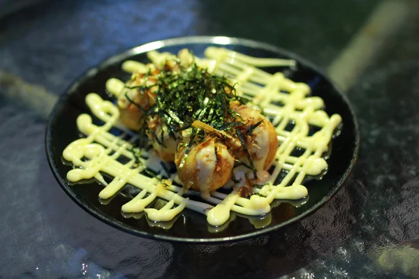 Candy takoyaki sulle cialde di farina . — Foto Stock