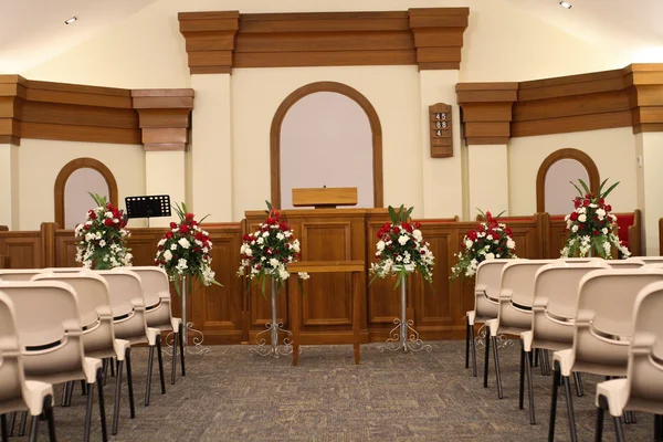 Church chairs — Stock Photo, Image