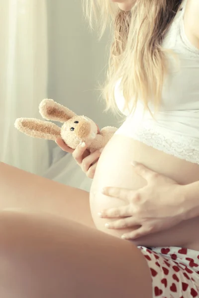 Mujer embarazada. — Foto de Stock