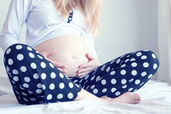 Εγκυμονούσα γυναίκα — Φωτογραφία Αρχείου
