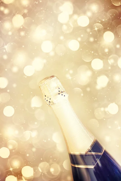 Champagne.New rok oslava — Stock fotografie