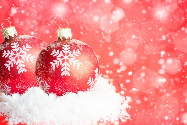 Рождественский бал в снегу — стоковое фото