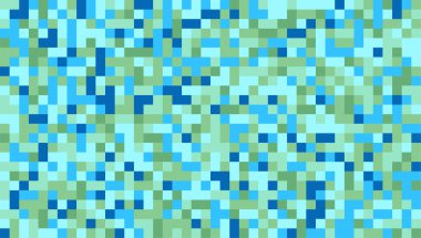 Mavi, yeşil kare arkaplan, kare pürüzsüz desen, vektör..