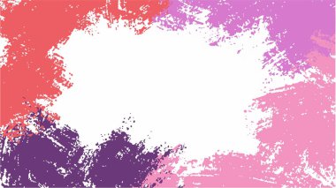 Metnin veya resmin için pembe kenarlı suluboya arkaplan, vektör.