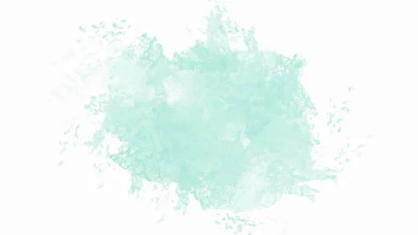 Superfície Aquarela Verde Fresca Com Salpicos Fundo Branco Ilustração Vetorial — Vetor de Stock