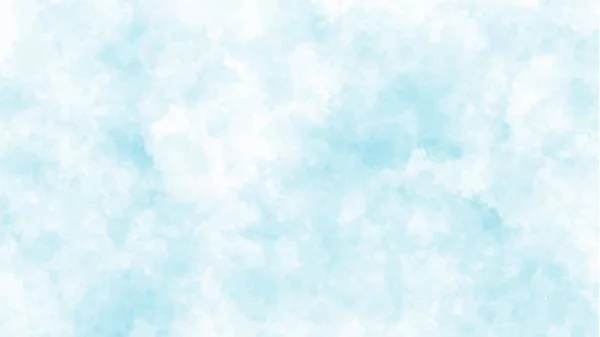 El boyası suluboya gökyüzü ve bulutlar, soyut suluboya arkaplan, vektör illüstrasyonu