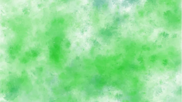 Grüner Aquarell Hintergrund Für Texturen Hintergründe Und Web Banner Desig — Stockvektor