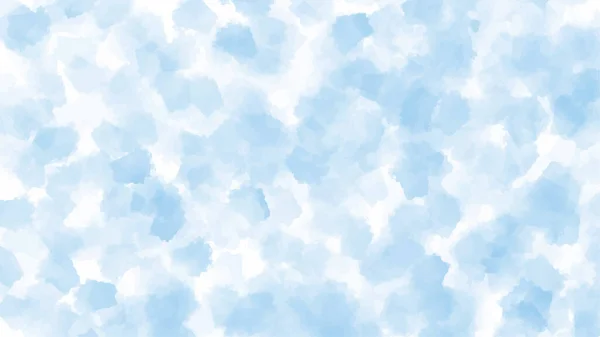 蓝色水彩画背景 — 图库矢量图片