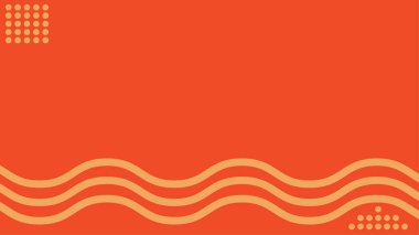 Çizgili soyut turuncu arkaplan. Geometrik arkaplan, tasarım için Vektör illüstrasyonu