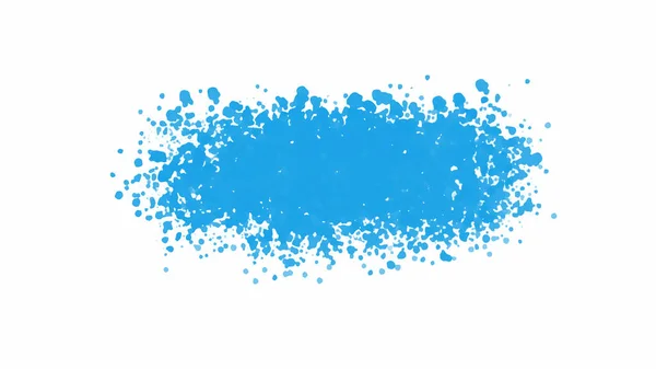 テクスチャの背景とウェブバナーのデザインのための青いスプラッシュ水彩背景 — ストックベクタ