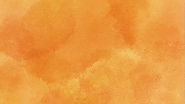 Orange Aquarell Hintergrund Für Texturen Hintergründe Und Web Banner Desig — Stockvektor