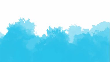 Dokular için mavi suluboya arkaplan ve web pankartları arzuluyor