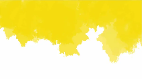 Sfondo Acquerello Giallo Texture Sfondi Banner Web Desig — Vettoriale Stock