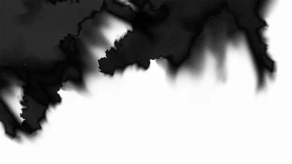 テクスチャの背景とウェブバナーのデザインのための黒い水彩の背景 — ストックベクタ