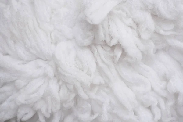 Cotton fiber texture background, white fluffy natural material