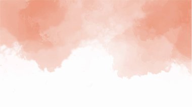 Dokular için turuncu suluboya arka plan arka plan ve web pankartları tasarımı, tasarım için kopyalama alanı, illüstrasyon vektörü