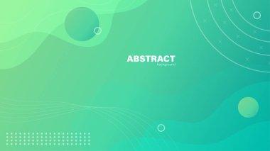 Özet yeşil sıvı şekilli modern arkaplan kopyalama alanı, vektör.