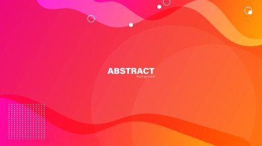 Özet kırmızı ang portakal sıvısı şekli modern arkaplan kopyalama alanı, vektör alanı.