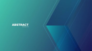 Özet yeşil ve ok şekilli modern arkaplan kopyalama alanı, vektör.