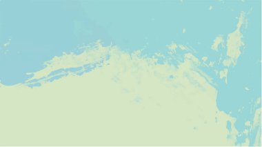 Parlak yeşil ve mavi kirli bir arka plan. Renkli çizilmiş şablon. Tasarım için doku ve elementler.