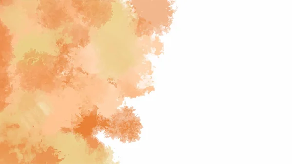 Fundo Aquarela Laranja Para Texturas Fundos Banners Web Desig — Vetor de Stock