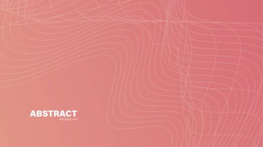 Soyut pembe sıvı şekilli modern arkaplan ve kopyalama alanı, vektör çizgileri.