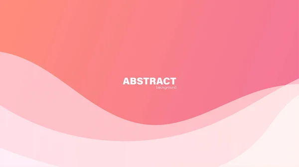 Abstrakter Rosa Hintergrund Und Kurvenlinien Hintergrund Mit Kopierraum Für Design — Stockvektor