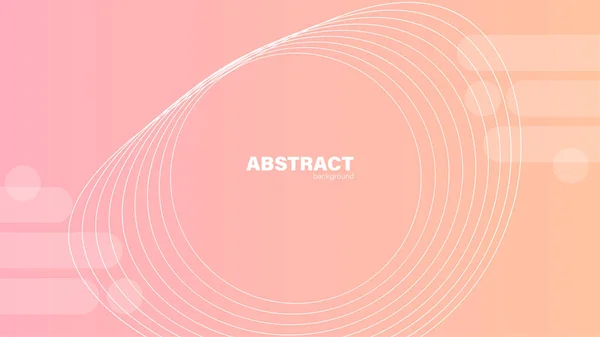 Forme Fluide Rose Abstrait Fond Moderne Lignes Blanches Avec Espace — Image vectorielle