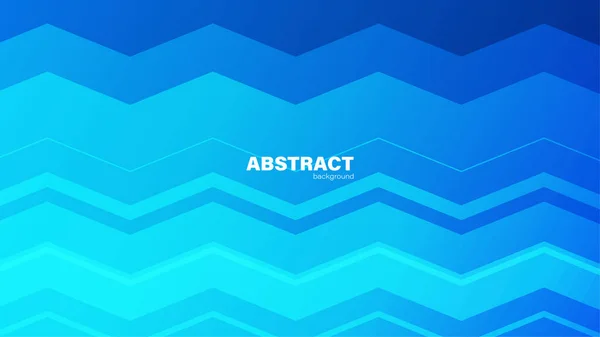 Abstrakter Blauer Hintergrund Und Zickzackwelle Hintergrund Mit Kopierraum Für Design — Stockvektor