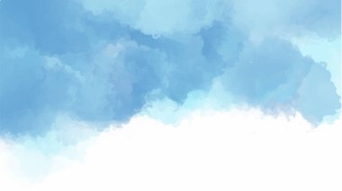 Dokular için mavi suluboya arkaplan ve web pankartları arzuluyor