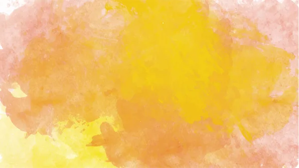 Fundo Aquarela Amarelo Para Texturas Fundos Banners Web Desig — Vetor de Stock