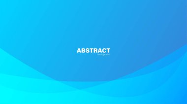 Soyut mavi arkaplan ve eğri şekli, tasarım için kopyalama alanı olan arkaplan, vektör.