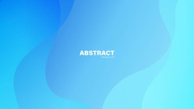 Soyut mavi arkaplan ve eğri şekli, tasarım için kopyalama alanı olan arkaplan, vektör.