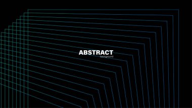 Siyah ve yeşil çizgili arka plan. Modern koyu soyut vektör dokusu