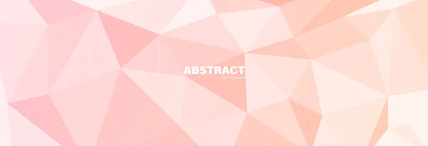 Abstraktes Rosa Und Dreieck Hintergrund Mit Kopierraum Vektor — Stockvektor
