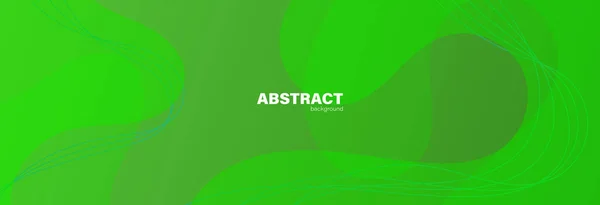 Abstrakte Grüne Flüssige Form Moderner Hintergrund Mit Kopierraum Vektor — Stockvektor