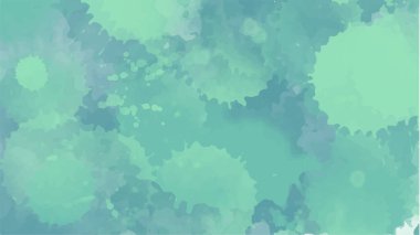 Dokular için yeşil suluboya arka plan ve web pankartları arzuluyor