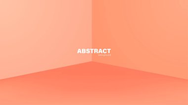 Akışkan şekilli, soyut turuncu arka plan modern konsept. Minimum poster. afiş, web, kapak, reklam panosu, broşür, sosyal medya, iniş sayfası için arkaplan.