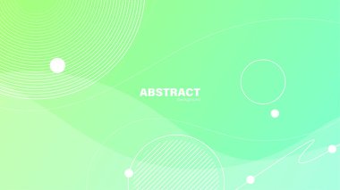 Özet yeşil sıvı şekilli modern arkaplan kopyalama alanı, vektör.
