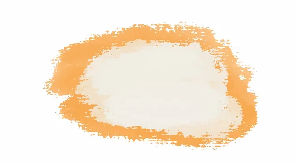 用于纹理背景和网页横幅设计的橙色横幅水彩背景 — 图库矢量图片