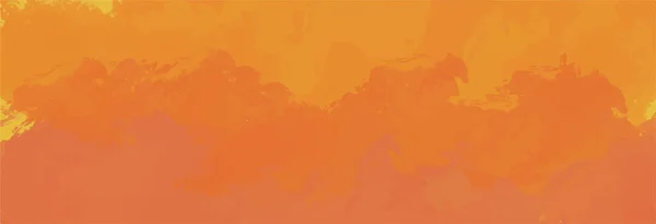 Orange Aquarell Hintergrund Für Texturen Hintergründe Und Web Banner Desig — Stockvektor