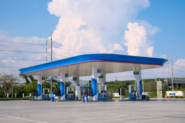 RAYING THAILAND - MAY , 2021 : PTT Gas Station in Thailand.