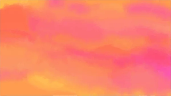 Oranžové Akvarel Pozadí Pro Textury Pozadí Webové Bannery Desig — Stockový vektor